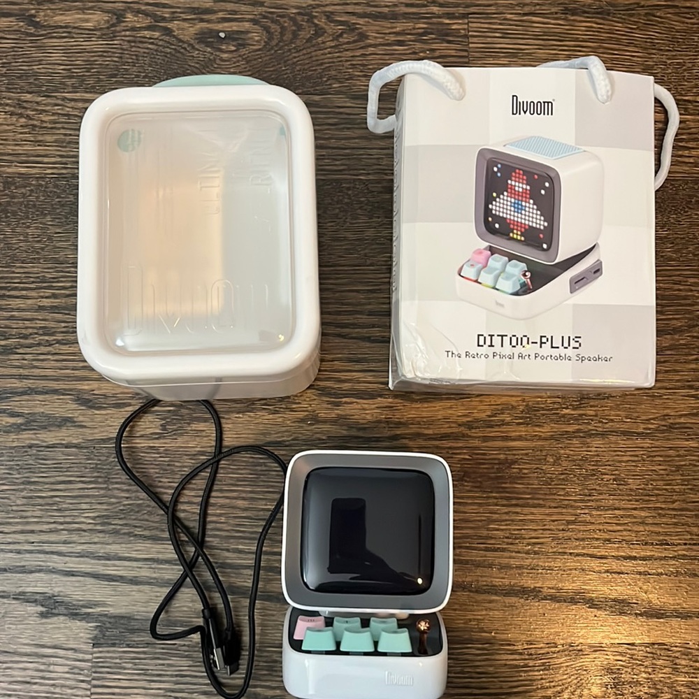Divoom Ditoo Pixel Art Gaming Portable Bluetooth Speaker